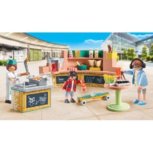 Univers Miniature - Habitation Miniature - Garage Miniature PLAYMOBIL 71538 Stand de restauration rapide. My Life. 54 pieces. Des 5 ans