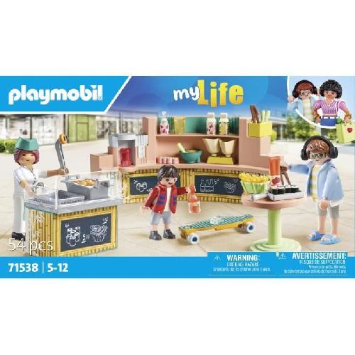 Univers Miniature - Habitation Miniature - Garage Miniature PLAYMOBIL 71538 Stand de restauration rapide. My Life. 54 pieces. Des 5 ans