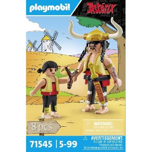 Univers Miniature - Habitation Miniature - Garage Miniature PLAYMOBIL 71545 Astérix : Soupalognon y Crouton et Pepe