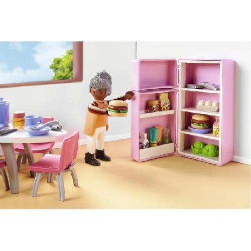 Figurine Miniature - Personnage Miniature PLAYMOBIL 71608 Cuisine avec ilôt central. My life. Maison d'architecte. 105 pieces. Des 4 ans