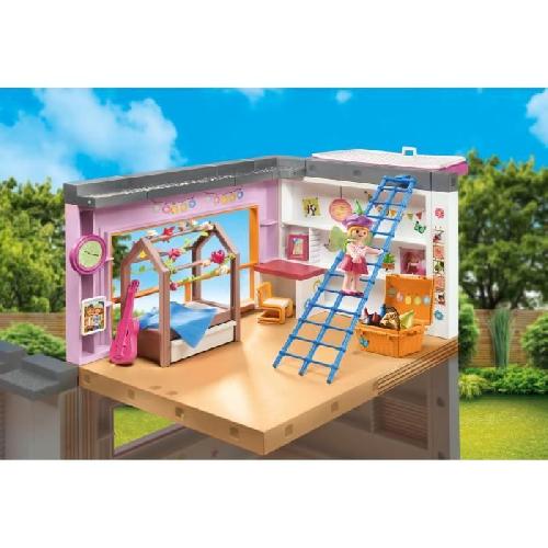 Figurine Miniature - Personnage Miniature PLAYMOBIL 71610 Chambre d'enfant avec lit cabane. My Life Maison d'architecture. 97 pieces. Des 4 ans