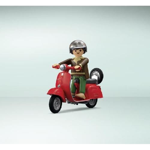 Figurine Miniature - Personnage Miniature PLAYMOBIL 71620 Vespa Garage. Style rétro. années 60. 88 pieces. Adulte. Classic cars