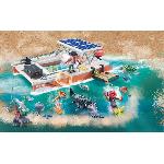 Figurine Miniature - Personnage Miniature PLAYMOBIL 71623 Bateau de surveillance des récifs coralliens. 67 pieces. Des 4 ans