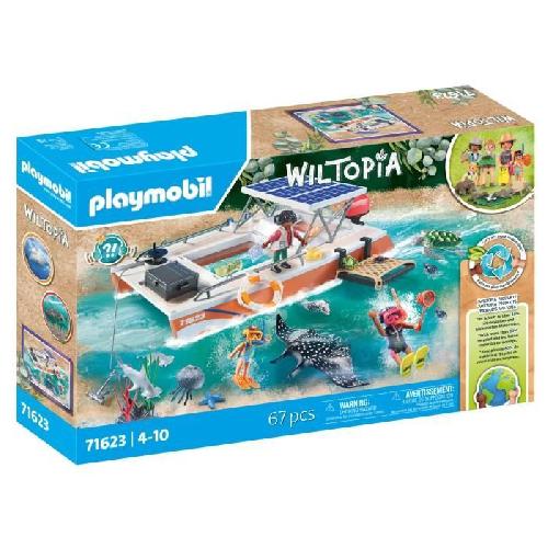 Figurine Miniature - Personnage Miniature PLAYMOBIL 71623 Bateau de surveillance des récifs coralliens. 67 pieces. Des 4 ans