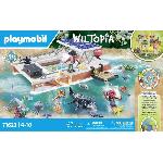 Figurine Miniature - Personnage Miniature PLAYMOBIL 71623 Bateau de surveillance des récifs coralliens. 67 pieces. Des 4 ans