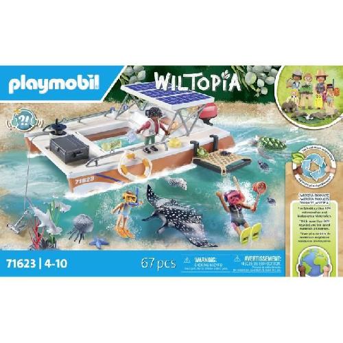 Figurine Miniature - Personnage Miniature PLAYMOBIL 71623 Bateau de surveillance des récifs coralliens. 67 pieces. Des 4 ans