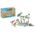 Figurine Miniature - Personnage Miniature PLAYMOBIL 71624 Explorateurs avec animaux australiens. Wiltopia. 50 pieces. Des 4 ans