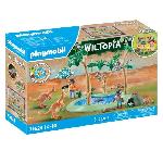 Figurine Miniature - Personnage Miniature PLAYMOBIL 71624 Explorateurs avec animaux australiens. Wiltopia. 50 pieces. Des 4 ans