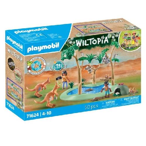 Figurine Miniature - Personnage Miniature PLAYMOBIL 71624 Explorateurs avec animaux australiens. Wiltopia. 50 pieces. Des 4 ans