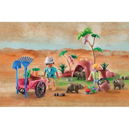 Figurine Miniature - Personnage Miniature PLAYMOBIL 71625 Terriers de wombats. Wiltopia. 47 pieces. Des 4 ans