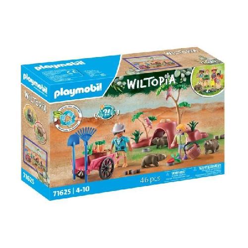 Figurine Miniature - Personnage Miniature PLAYMOBIL 71625 Terriers de wombats. Wiltopia. 47 pieces. Des 4 ans