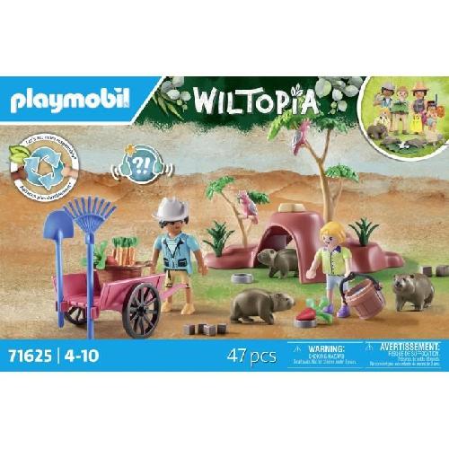 Figurine Miniature - Personnage Miniature PLAYMOBIL 71625 Terriers de wombats. Wiltopia. 47 pieces. Des 4 ans