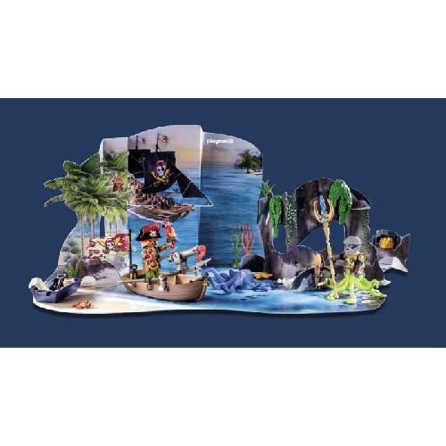 Figurine Miniature - Personnage Miniature PLAYMOBIL 71636 Calendrier l'Avent Pirate. 24 surprises. 98 pieces. Des 4 ans