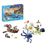 Figurine Miniature - Personnage Miniature PLAYMOBIL 71636 Calendrier l'Avent Pirate. 24 surprises. 98 pieces. Des 4 ans