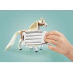 Figurine Miniature - Personnage Miniature PLAYMOBIL 71639 Ellie avec cheval. Horses of Waterfall. 33 pieces. Des 4 ans