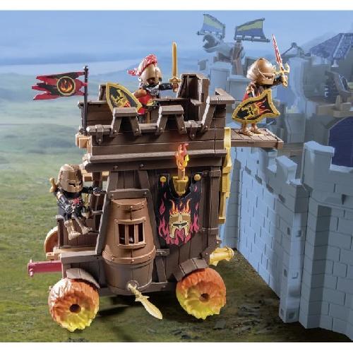 Figurine Miniature - Personnage Miniature PLAYMOBIL 71643 Char de combat avec canon des Burnham Raiders. Novelmore. 68 pieces. Des 4 ans