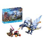 Figurine Miniature - Personnage Miniature PLAYMOBIL 71644 Combattants avec dragons et canon. Novelmore. Dragon. 39 pieces. Des 4 ans