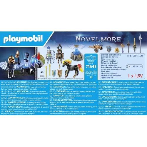 Figurine Miniature - Personnage Miniature PLAYMOBIL 71645 Duel de chevaliers. Les chevaliers Novelmore. 41 pieces. Des 4 ans