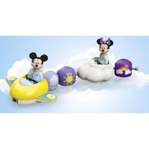 Univers Miniature - Habitation Miniature - Garage Miniature PLAYMOBIL 71697 Train des nuages de Mickey et Minnie - Disney - Comprend Minnie. Mickey et un avion-train-nuage - Des 1 an