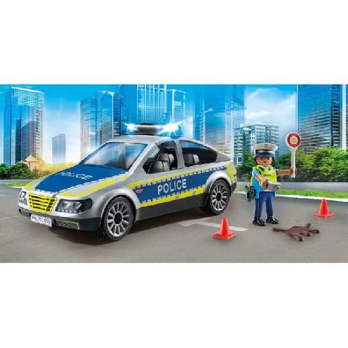 Univers Miniature - Habitation Miniature - Garage Miniature PLAYMOBIL 71729 Voiture police avec sirene et gyrophare