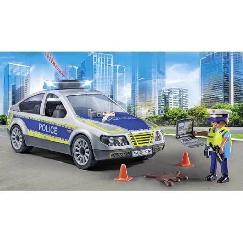 Univers Miniature - Habitation Miniature - Garage Miniature PLAYMOBIL 71729 Voiture police avec sirene et gyrophare