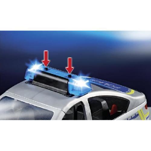 Univers Miniature - Habitation Miniature - Garage Miniature PLAYMOBIL 71729 Voiture police avec sirene et gyrophare