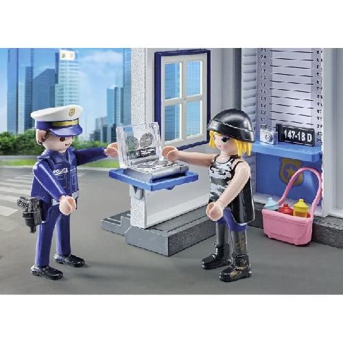 Univers Miniature - Habitation Miniature - Garage Miniature PLAYMOBIL 71733 Salle d'interrogatoire de police