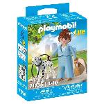 PLAYMOBIL 71736 Femme d'affaire avec son Dalmatien