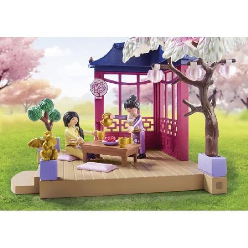 Univers Miniature - Habitation Miniature - Garage Miniature PLAYMOBIL 71762 Jardin asiatique avec famille de pandas. Promo pack. 111 pieces. Des 4 ans