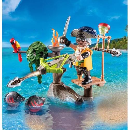 Univers Miniature - Habitation Miniature - Garage Miniature PLAYMOBIL 71795 Pirate avec arbalete et poissons a viser