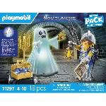 Univers Miniature - Habitation Miniature - Garage Miniature PLAYMOBIL 71797 Chevalier et fantôme a effets lumineux