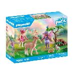 PLAYMOBIL 71800 Duo de fees avec animaux de la foret