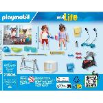 Univers Miniature - Habitation Miniature - Garage Miniature PLAYMOBIL 71806 Sportifs avec matériel de fitness