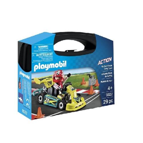 Univers Miniature - Habitation Miniature - Garage Miniature PLAYMOBIL 9322 Valisette Pilote de karting