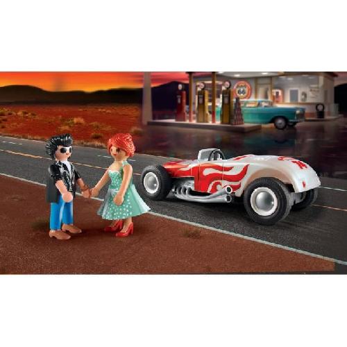PLAYMOBIL - City Life - Voiture vintage avec couple - Classic Car 50's 889159