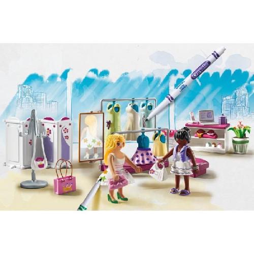 Univers Miniature - Habitation Miniature - Garage Miniature PLAYMOBIL Color : Boutique de mode - PLAYMOBIL 71372 - 82 pieces - Des 5 ans