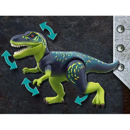 Univers Miniature - Habitation Miniature - Garage Miniature PLAYMOBIL - Dino Rise - Tyrannosaure et robot géant