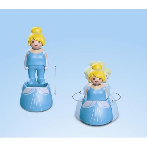 Figurine Miniature - Personnage Miniature PLAYMOBIL Junior 71457 Cendrillon et Château. Disney. Des 12 mois