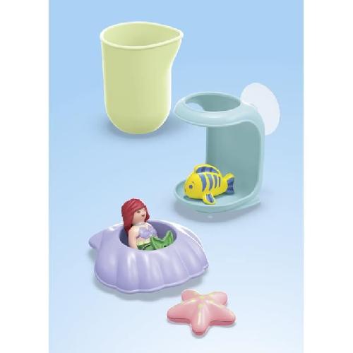 Figurine Miniature - Personnage Miniature PLAYMOBIL Junior 71460 Ariel avec coquillage de bain. Disney. Des 12 mois