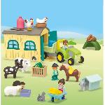 Figurine Miniature - Personnage Miniature PLAYMOBIL Junior 71656 Ferme tracteur et animaux. personnages. Pour bébé et enfant. Des 18 mois