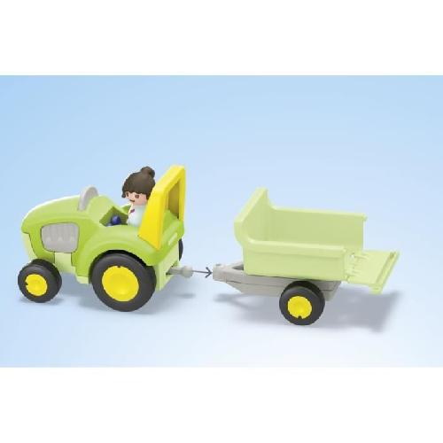 Figurine Miniature - Personnage Miniature PLAYMOBIL Junior 71656 Ferme tracteur et animaux. personnages. Pour bébé et enfant. Des 18 mois