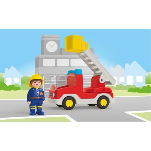 Figurine Miniature - Personnage Miniature PLAYMOBIL Junior 71683 Camion de pompier. Des 12 mois