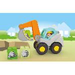 Univers Miniature - Habitation Miniature - Garage Miniature PLAYMOBIL Junior 71684 Pelleteuse. Pour bebe. Des 12 mois