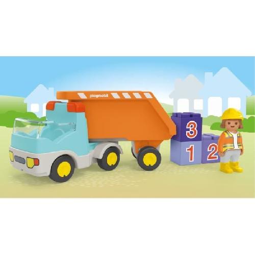 Univers Miniature - Habitation Miniature - Garage Miniature PLAYMOBIL Junior 71685 Camion benne. Des 12 mois