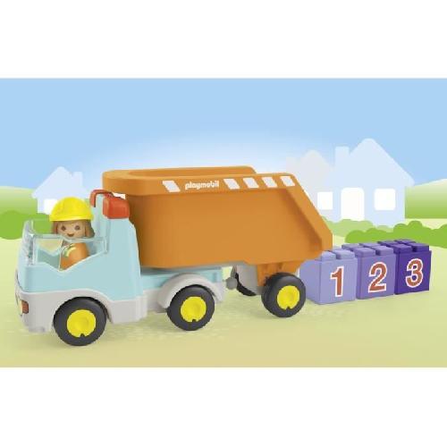 Univers Miniature - Habitation Miniature - Garage Miniature PLAYMOBIL Junior 71685 Camion benne. Des 12 mois