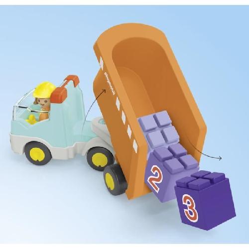 Univers Miniature - Habitation Miniature - Garage Miniature PLAYMOBIL Junior 71685 Camion benne. Des 12 mois