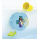 Univers Miniature - Habitation Miniature - Garage Miniature PLAYMOBIL Junior 71688 Roue aquatique avec bébé requin. Comprend un personnage. un bébé requin et une roue aquatique. Des 12 mois