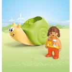 Univers Miniature - Habitation Miniature - Garage Miniature PLAYMOBIL JUNIOR 71699 Enfant avec escargot a bascule Junior