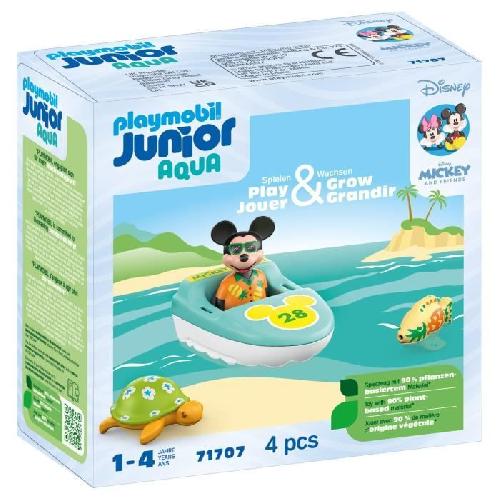 Univers Miniature - Habitation Miniature - Garage Miniature PLAYMOBIL JUNIOR 71707 Junior & Disney : Mickey avec bateau