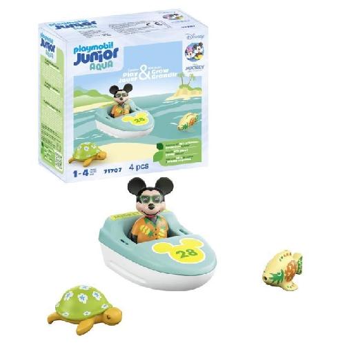 Univers Miniature - Habitation Miniature - Garage Miniature PLAYMOBIL JUNIOR 71707 Junior & Disney : Mickey avec bateau